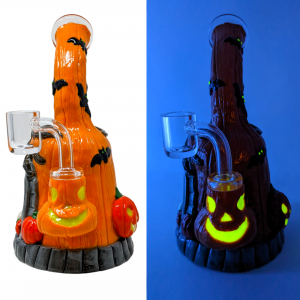 7" 'Haunted Hidout' Halloween Vibe Water Pipe [GB792]